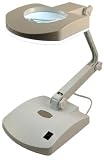 CSI-LAB CLAMP-ON FLUORESCENT LAMP MAGNIFIER WHITE