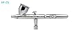 Iwata-Medea Eclipse HP CS Dual Action Airbrush Gun / Gravity Feed