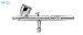 Iwata-Medea Eclipse HP CS Dual Action Airbrush Gun / Gravity Feed