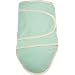 Miracle Blanket - Green with Beige Trim Swaddle Blanket