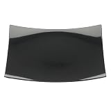 Lacquered Square Chargers - Black (Set of 4)