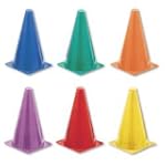 SAVE $12.65 - Champion Sports 9in Multi-Colored Hi-Visibility Fluorescent Plastic Cones $7.99