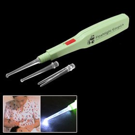 LED Lighted Curette Earpick Ear Wax Pick Remover Tool