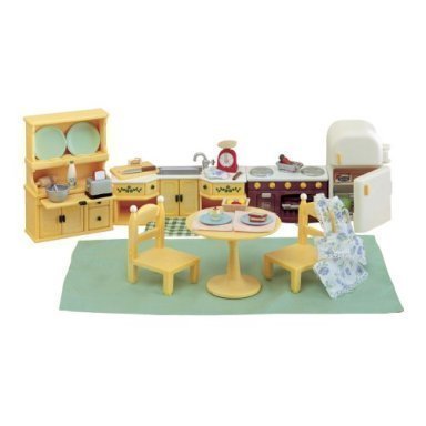 See image Calico Critters Kitchen Set & Accessories