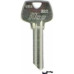 Kaba Ilco Corp. S22 Key Blank