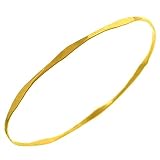 Ladies Plain Hammered and Scalloped Design Bangle