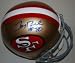 Jerry Rice Autographed San Francisco 49ers Riddell Full Size Replica Helmet