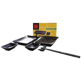 Joyce Chen Sushi Set, Matte Black