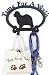   - Dog Leash Hook - Old English Sheepdog (Time for a Walk)