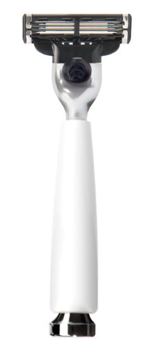 M&Uuml;HLE - 3-Klingen Mach3&reg; Nassrasierer - BASIC 2 Serie - Griff Edelharz wei&szlig; Preisvergleich