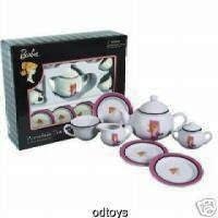 Barbie 13 Piece Porcelain Tea Set 50's Style