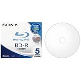 ソニー ブルーレイディスク データ用 BD-R 追記型 片面1層 4倍速 25GB 5枚 5BNR1DBPS4の画像