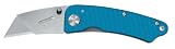 Superknife 22-00544 SK Edge Aluminum Folding Utility Knife, Blue