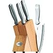 Douglas Quikut 4859 Ginsu 5-Piece Stainless Knife Prep Set, Natural Douglas Quikut 4859 Ginsu 5-Piece Stainless Knife Prep Set, Natural