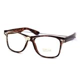 New Vintage Buddy Wayfarer Leopard Frame Glasses