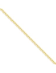 1.8mm, 14K Yellow Gold, Diamond-Cut Cable Chain - 16 inch - 3.49 grams