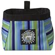 Planet Dog Large Travel Food and Water Bowl, Blue Stripe