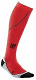 CEP Men's Compression Run Progressive Sock, Medium (12.5-15-Inch Calf), Red
