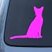 ABYSSINIAN - Cat - Vinyl Car Decal Sticker #1479 | Vinyl Color: Pink