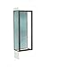Edge Series Floor Display Case Base Color: Frosty White, Case Backing: Pewter, Frame Color: Dark Bronze