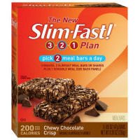 Slim Fast 200 Calorie Meal Bars, Chewy Chocolate Crisp 5 ea