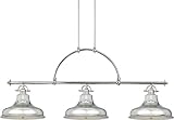 Quoizel ER353IS Emery 73-Inch Island Chandelier with 3-Lights, Imperial Silver