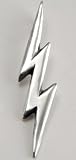 Sterling Silver Lightening Bolt Pendant Necklace