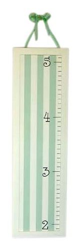New Arrivals Growth Chart, Green Stripe