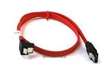 SATA2 Cables w/Locking Latch / Red - 18 Inches (90 Degree to 180 Degree)