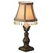 Ornate Accent Lamp with Beaded Shade
