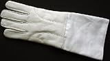 Leather palm and back 3-weapon glove