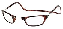 CliC Adjustable Front Connect Reader, 2.00 Strength, Tortoise Frame