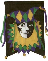 Mardi Gras Flag 22" X 36"