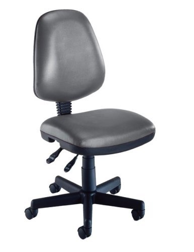 OFM Anti-Bacterial Vinyl Task Seating - Charcoal