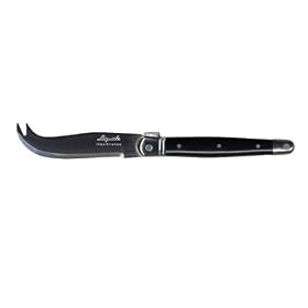 Laguiole Set of Two Cheese Knives, Noir by Sisson