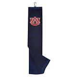 NCAA Auburn Tigers Embroidered Tri-Fold Golf Towel