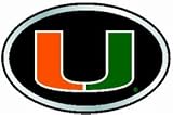 Miami Hurricanes Color Auto Emblem