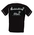 BaddaBing Club Bowling Shirt Black & White Classic - SM