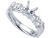 0.60 cts Baguette Diamonds Engagement Ring - Platinum, 18kt White or Yellow Gold