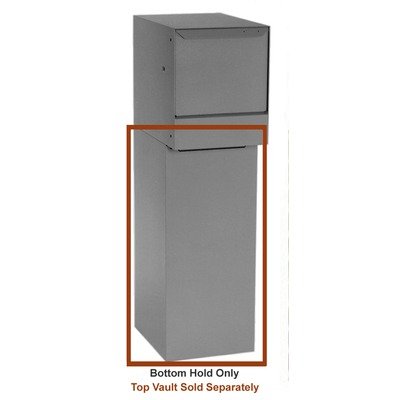 dVault Locking Mailboxes Wall-Mount Hold - bottom, DVWM0062SH-2, Gray