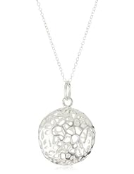 Argento Vivo "Lace" Bulb Pendant Necklace