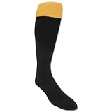 365 Turndown Rugby Socks (Black/Yellow)