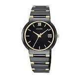 Pulsar Mens Dress Black Ion Gold-Tone Watch #PXH351 by Pulsar