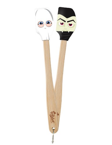 Tovolo Spatulart Mini Spatulas, Vampire and Ghost - Set of 2