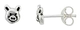 Tiny Sterling Silver Pig Stud Earrings