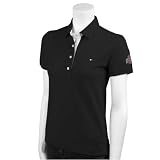 Tommy Hilfiger Ohio State Buckeyes Ladies Black Ithaca Polo