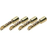 4-Pack Banana Speaker Plugs