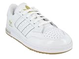Adidas Men's ADIDAS CENTENNIAL LOW BASKETBALL SHOES 12 (RUNNING WHTE/RUNNINGWHT/MTGOLD)