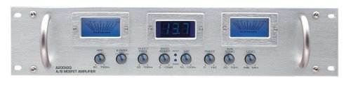 Audiobahn A200X2Q Rack Mount A/B Mosfet 2 X 140 Watts RMS w/ Blue Dig. Volt Meter On Sale