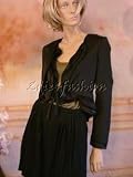 $3425 New YVES SAINT LAURENT YSL Black Cropped Jacket 38 6